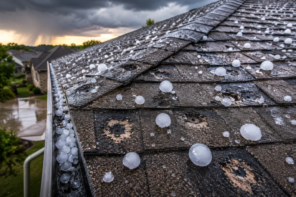Hail Damage Roof Insurance Claim 2